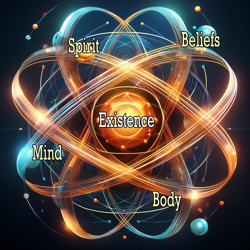 Mind Body Spirit as atom
